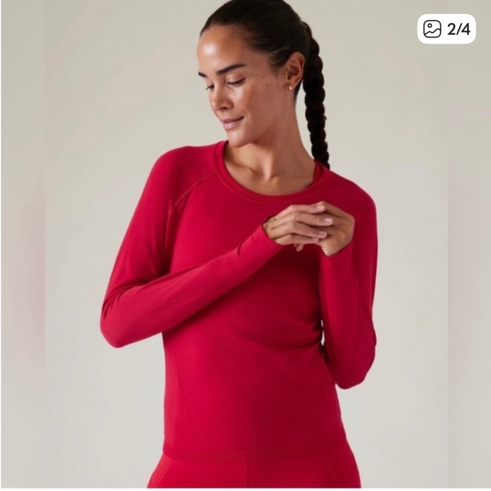 Athleta Momentum Long Sleeve Top